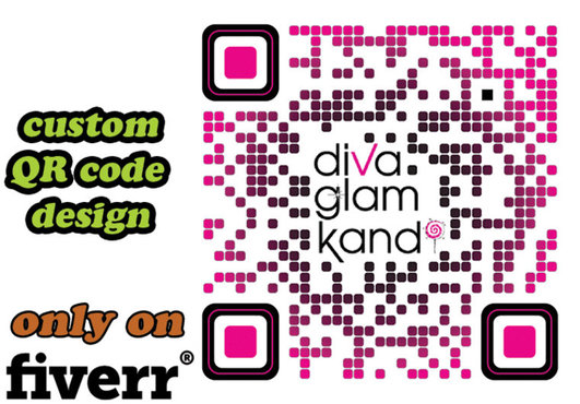 create 1 Custom QR code designs for a single website url or a business contact with your logo or image..@