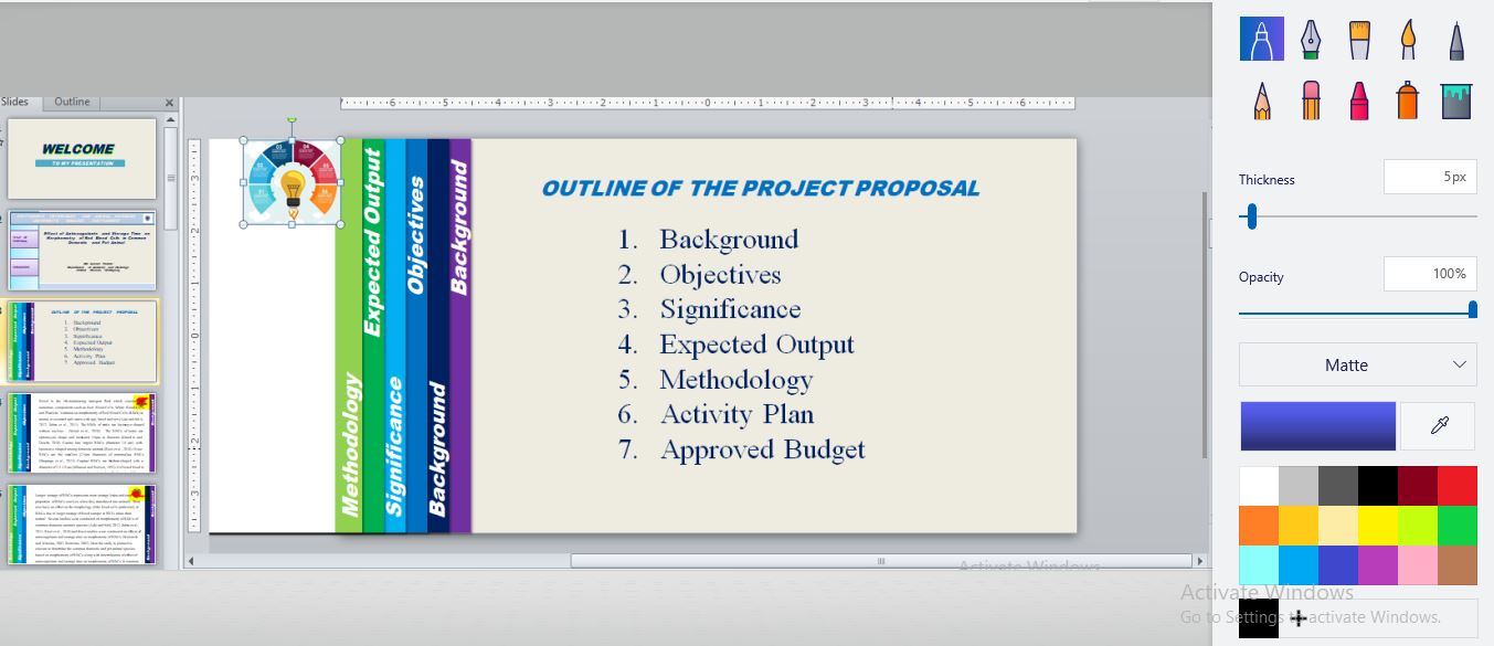 Info-graphic Powerpoint presentation for you