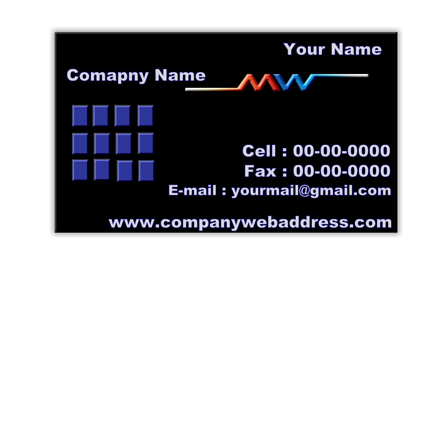 design an awesome professional looking business 3 card 