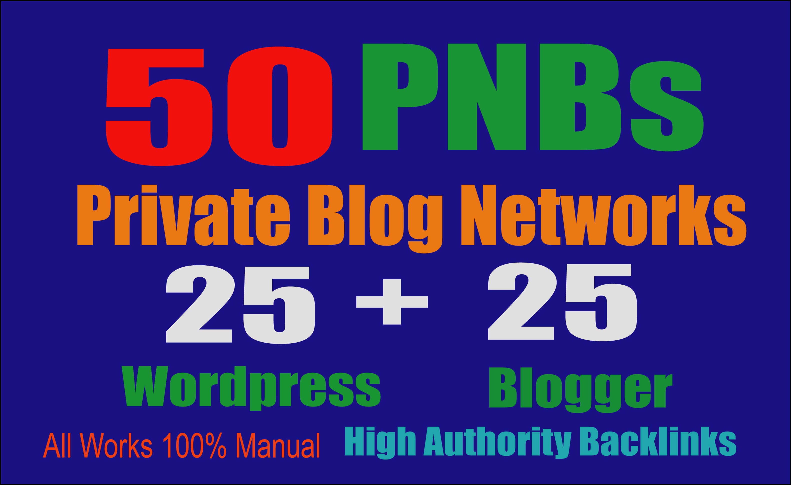 50 PBN POSTs Backlinks Wordpress And Blogger With High DA Permanent Links