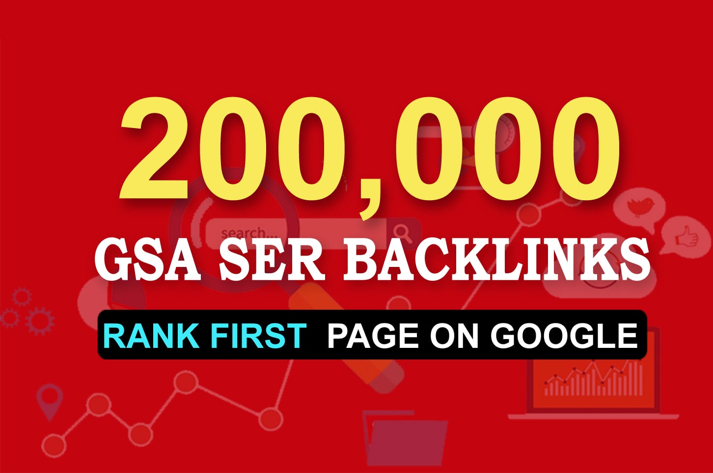 200k High Authority GSA Backlink To Boost Your Website/page Ranking