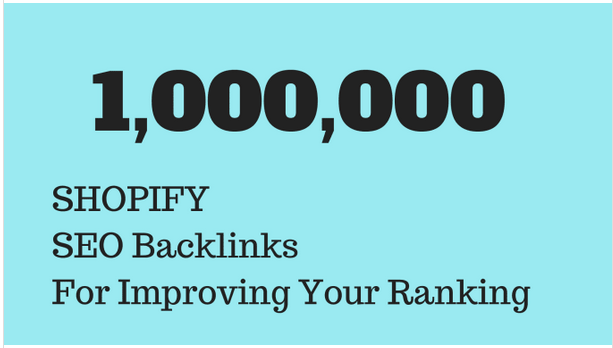 Design backlinks for your shopify shop to boom rankin...