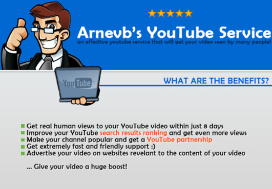 deliver over 1000+ VALUABLE, High Quality, Targeted YouTube views...!!!!