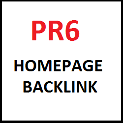 create 1x PR6 HOMEPAGE Backlink Dofollow PERMANENT Low OBL + BONUS