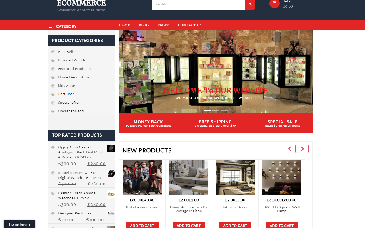 Make A Ecommerce Website Using Wordpress