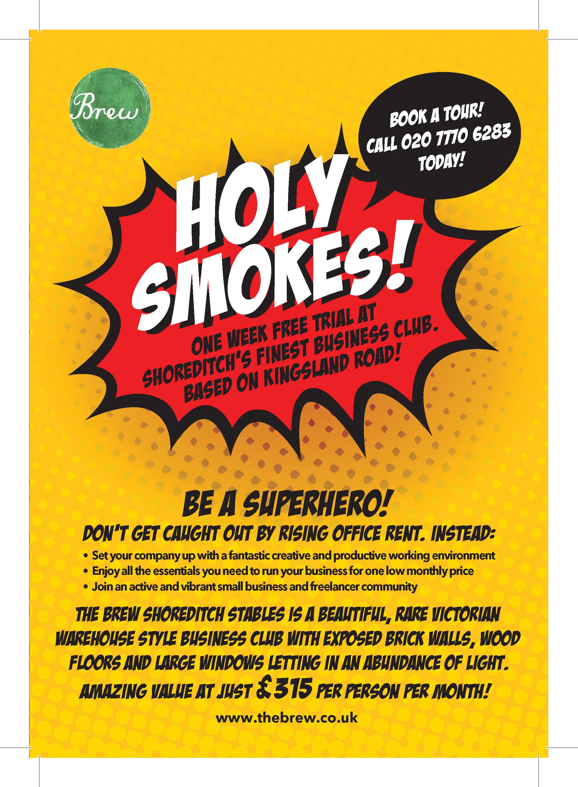 Design your 1 page Leaflet/ Flyer with unlimited revisions