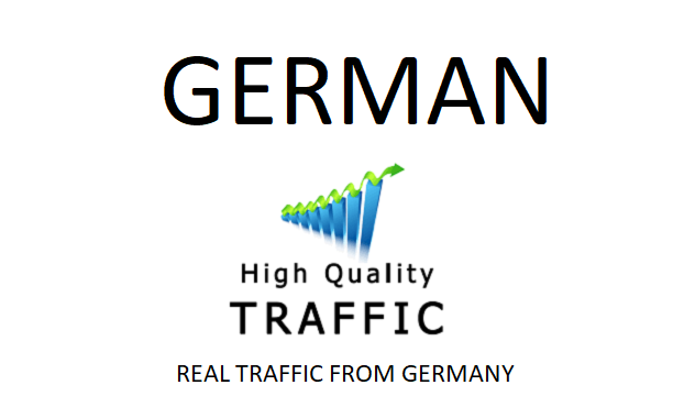 TARGETED 50,000 real human german traffic with low bounce rate