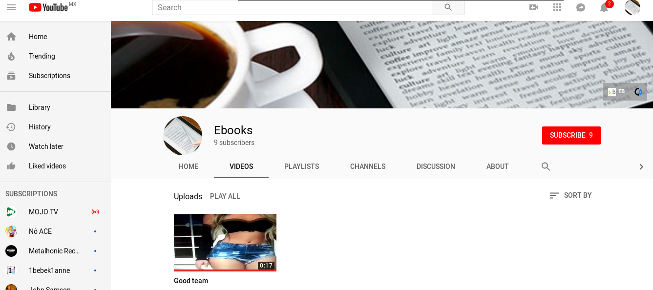 Promo for videos in integral way