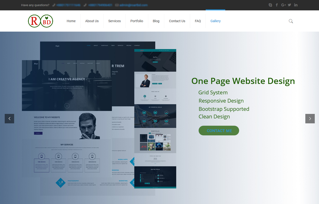 Design and develop full wordpress website