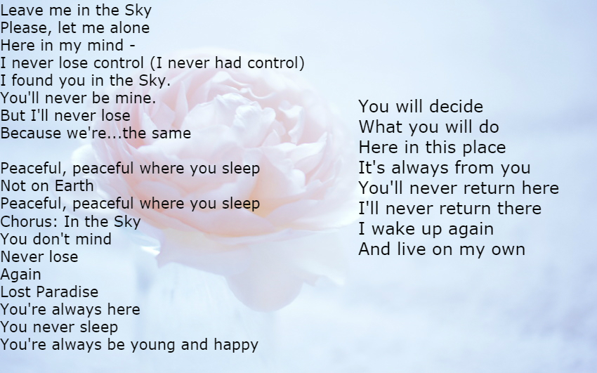 Writing lyrics for your song