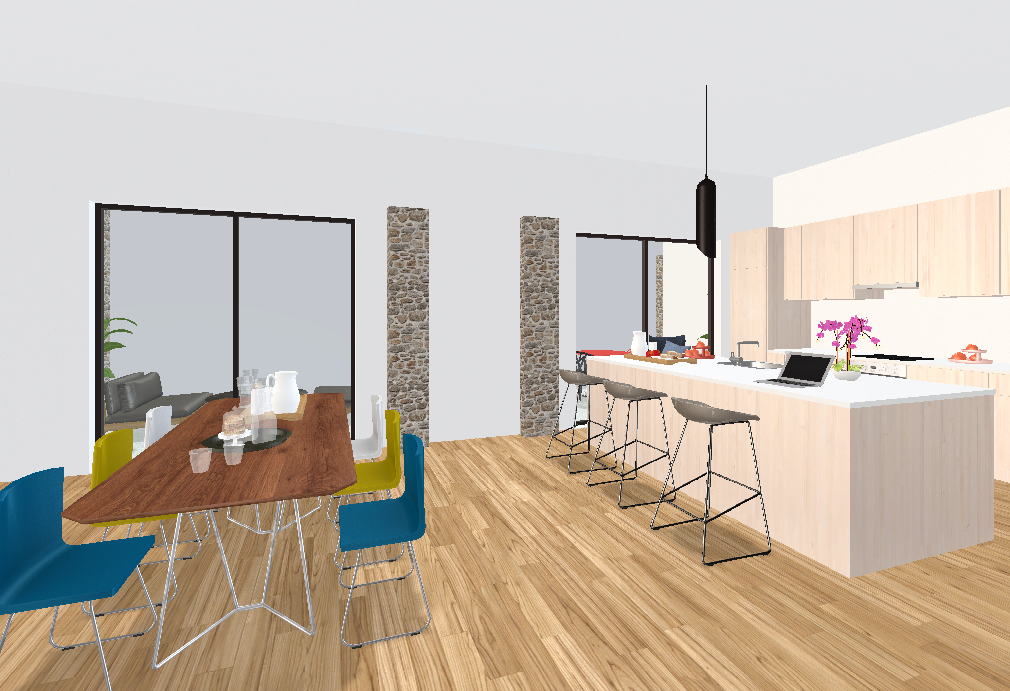 3D Interactive Virtual Tour from 2D floor plan up to 90 sqm