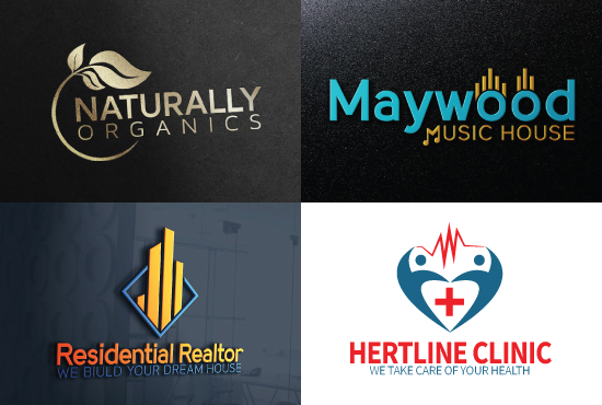 Design Best Unique Flat Minimalist Logo Design
