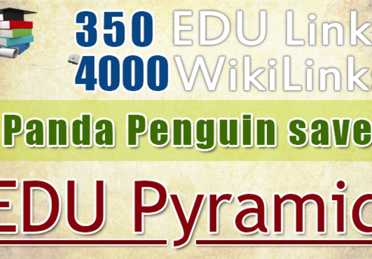 super edu Pyramid with 350 edu links and 4000 PR8 to PR3 SEO backlinks in tier2, highest authority