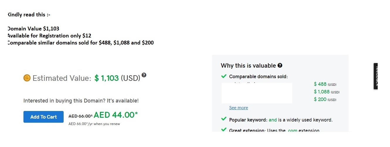 Provide You List Of Premium Domains Available To Register