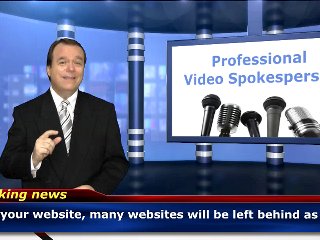 be your professional SPOKESPERSON for your website or web review or company using news or virtual studio set ..@