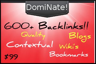 help you dominate with 600+ diverse seo backlinks
