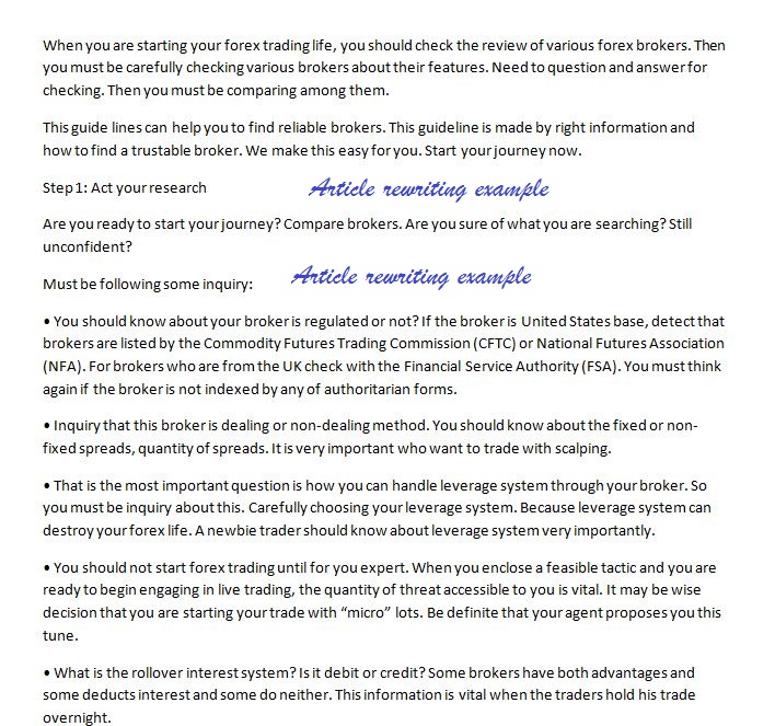 Rewrite your 3 articles, copyscape free and high quality rewriting