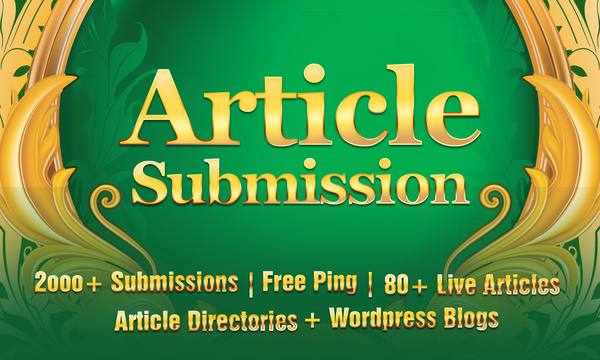spin and Submit to 1000 Article Submission Directories and blogs, 160 Instant Backlinks, 80 Live URLs *