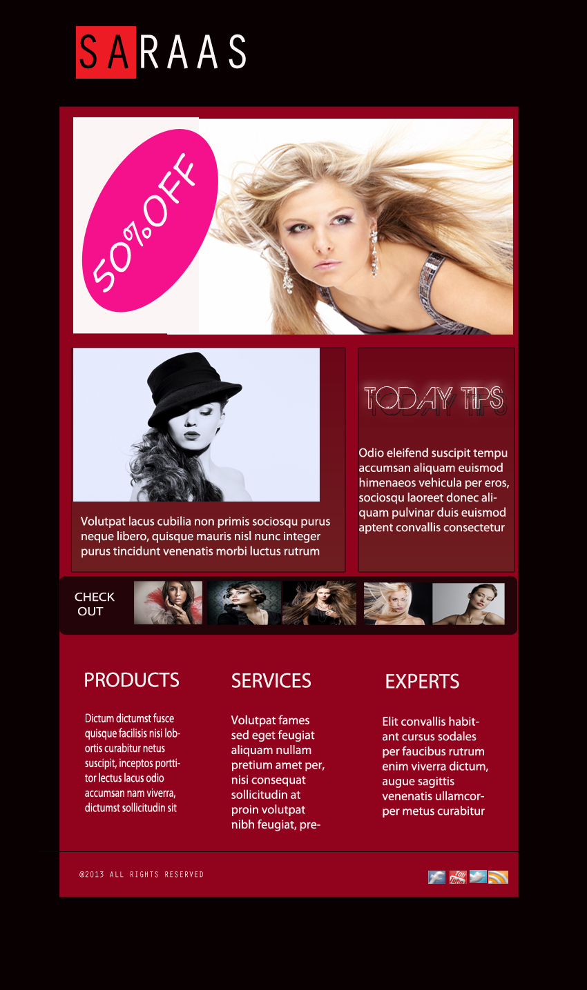 fantastic and professional home page
