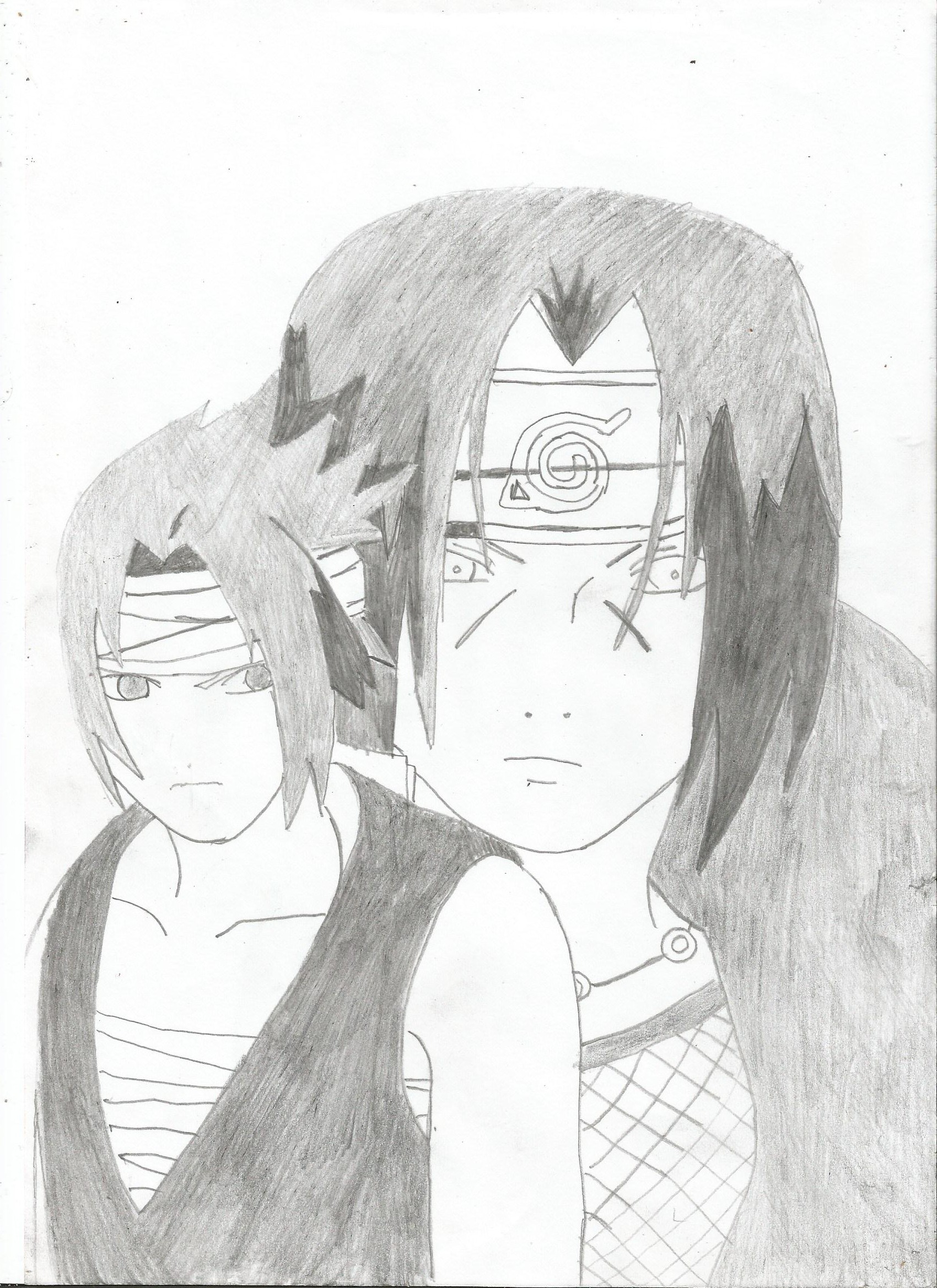 draw you a A4 sketch in a animie/Manga/cartoon style