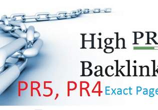 manually build 4PR5, 20 PR4 and 40 PR 3 dofollow actual page pr backlinks special limited offer  