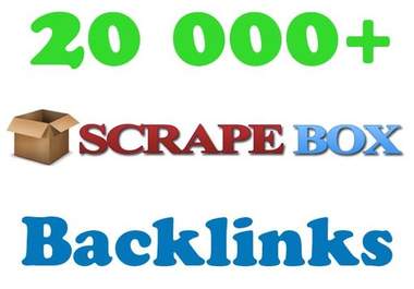 create over +20020 guaranteed BACKLINKS using Scrapebox  