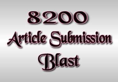 do Article Submission Blast on over 8200+ Articles Directories With Min 600 Approved Backlinks for better Ranking in google  