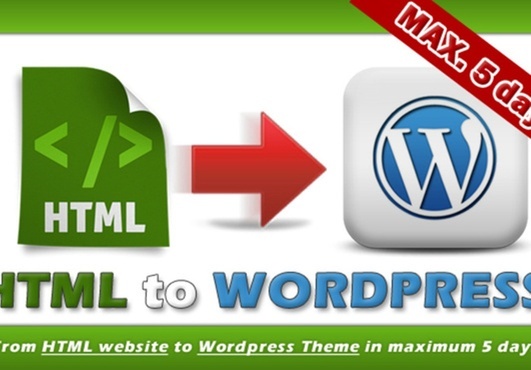 convert a HTML template into Word press theme