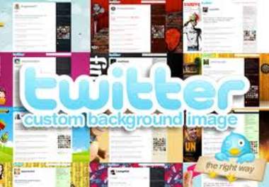 create 3 twitter backgrounds 