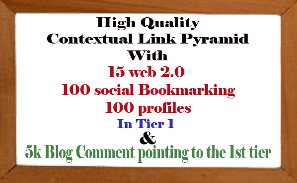 run prominent SEO contextual linkbuilding campaign with high pr link pyramid from different properties penguin and panda safe only