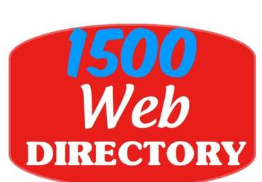 submit your site to 1500 High PR web directories