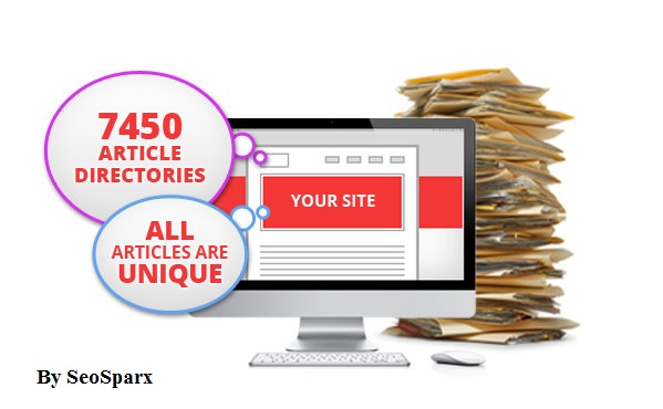 spin and submit your article to 7450 Directories, Get 500+ Google Backlinks + Ping 