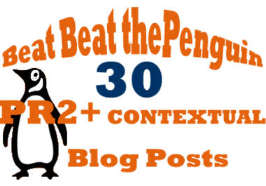help You Beat the Penguin Update with 30 Contextual PR2+ Blog Post Links...........