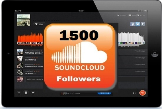 **-**get you 1500 Soundcloud Followers To Your Profile within 24 Hours To Improve Your SoundCloud Ratings 