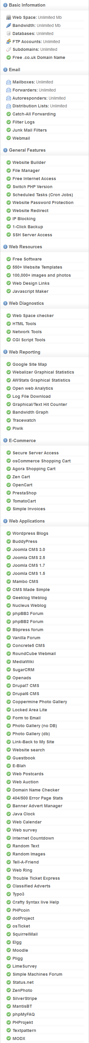 Host your website for 1 year