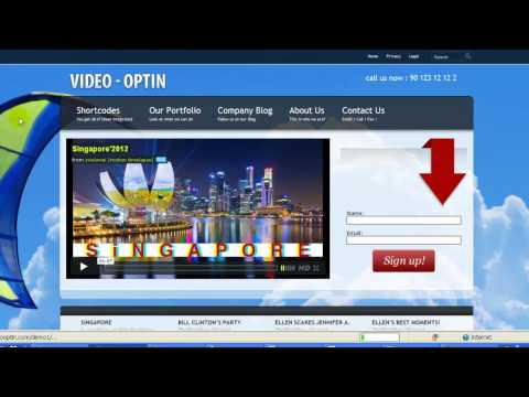 give you WP VIDEO OPTIN