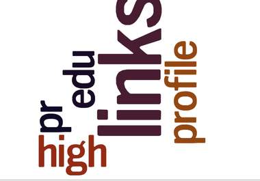build 10 edu PLUS 100 pr4 profile links for you..............