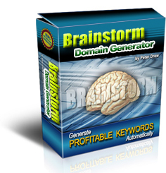 give  Brainstorm Domain Generator software