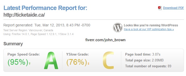 optimize your Wordpress speed up to 90 on Google Page Speed Score