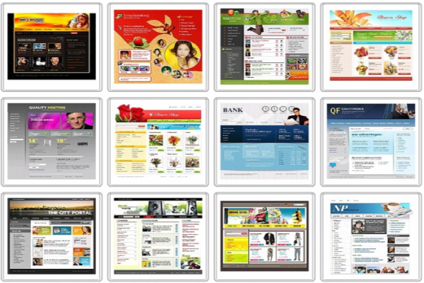 send you 315 web templates with HTML and CSS codes