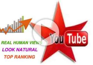 give your youtube video over 35,000+ REAL views and 35 likes to any of your video all views and likes adde in natural pattern within 8 days