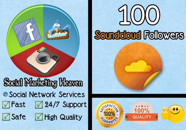 deliver 100 soundcloud followers to your track