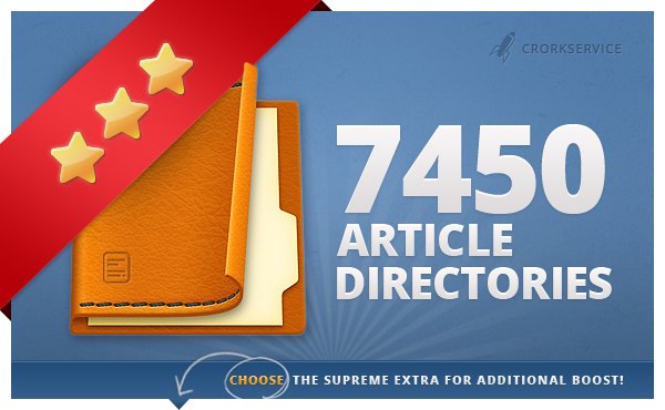spin and submit your article to 7450 Directories, Get 500+ Google Backlinks + Ping #@!