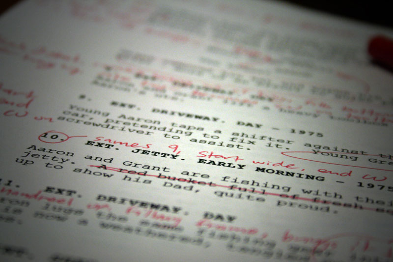 format your screenplay
