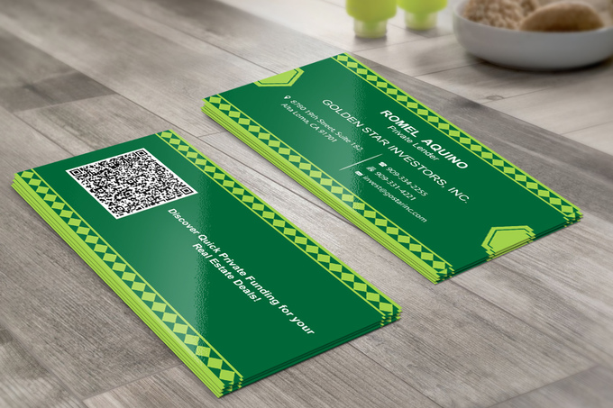 disign a business card with in 4 hours..