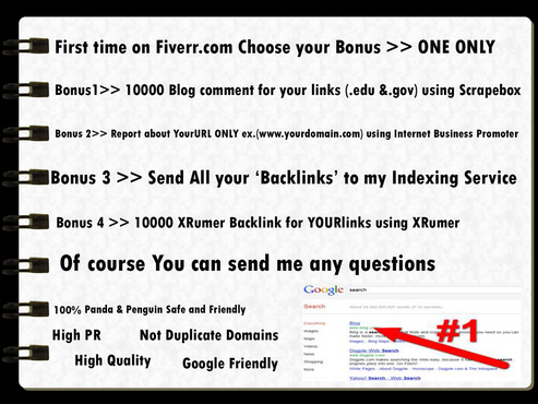 rank your website on 1st page WITHIN 10 days GUARANTEED by creating Best Link Pyramid using SEnukeXCr / Panda and Penguin Safe+Friendly / No Duplicate Domain / HIGH QUALITY