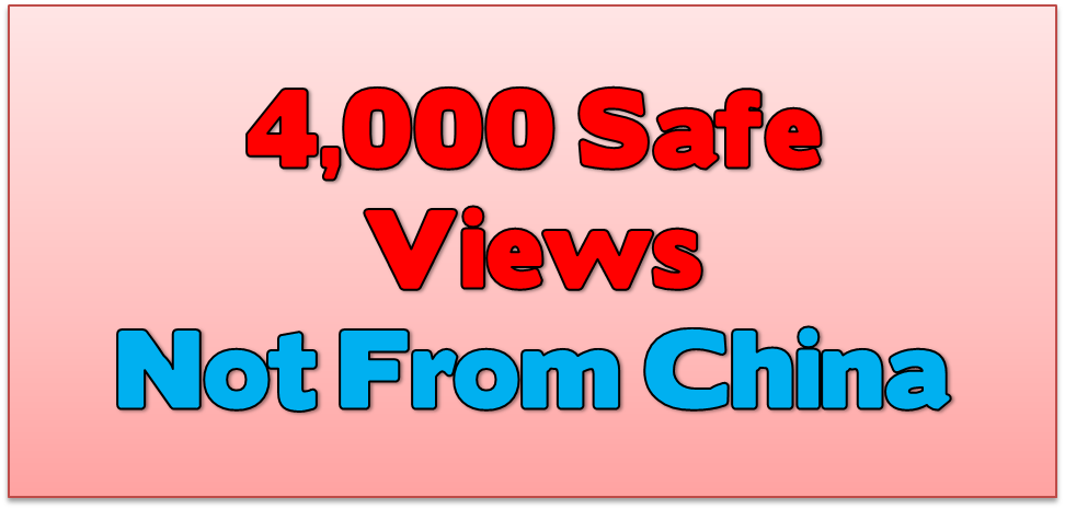 provide 4,000 non-china adsense safe website views and hits