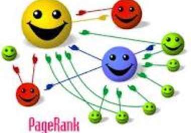 create backlinks on 5PR3 +4PR4 and 5PR5 dofollow actual PR pages  