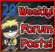 Post 20 Forum Posts Weekly