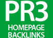 give you 3 PERMANENT PR3 DoFollow Homepage Links
